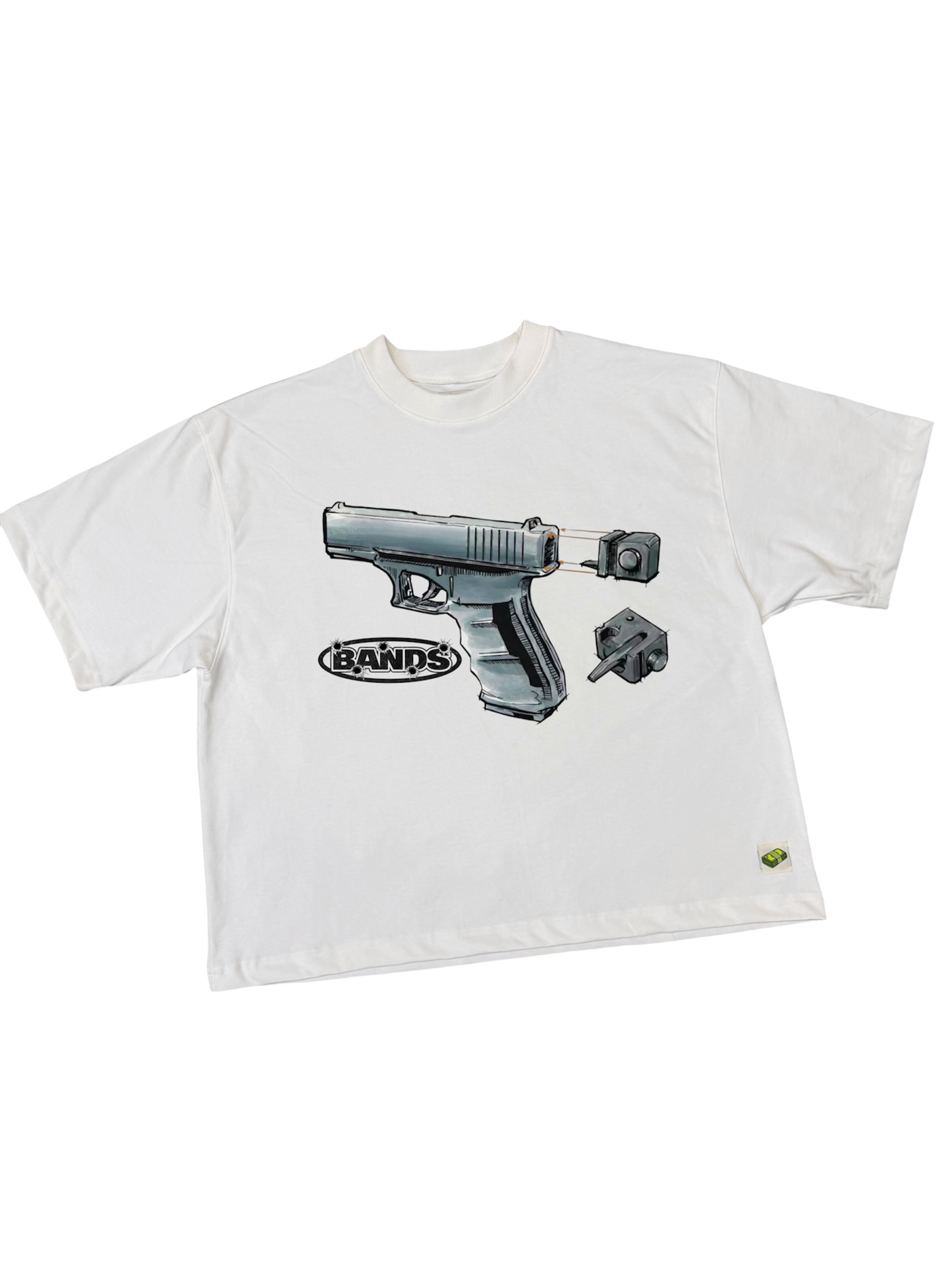 BANDS button T shirt