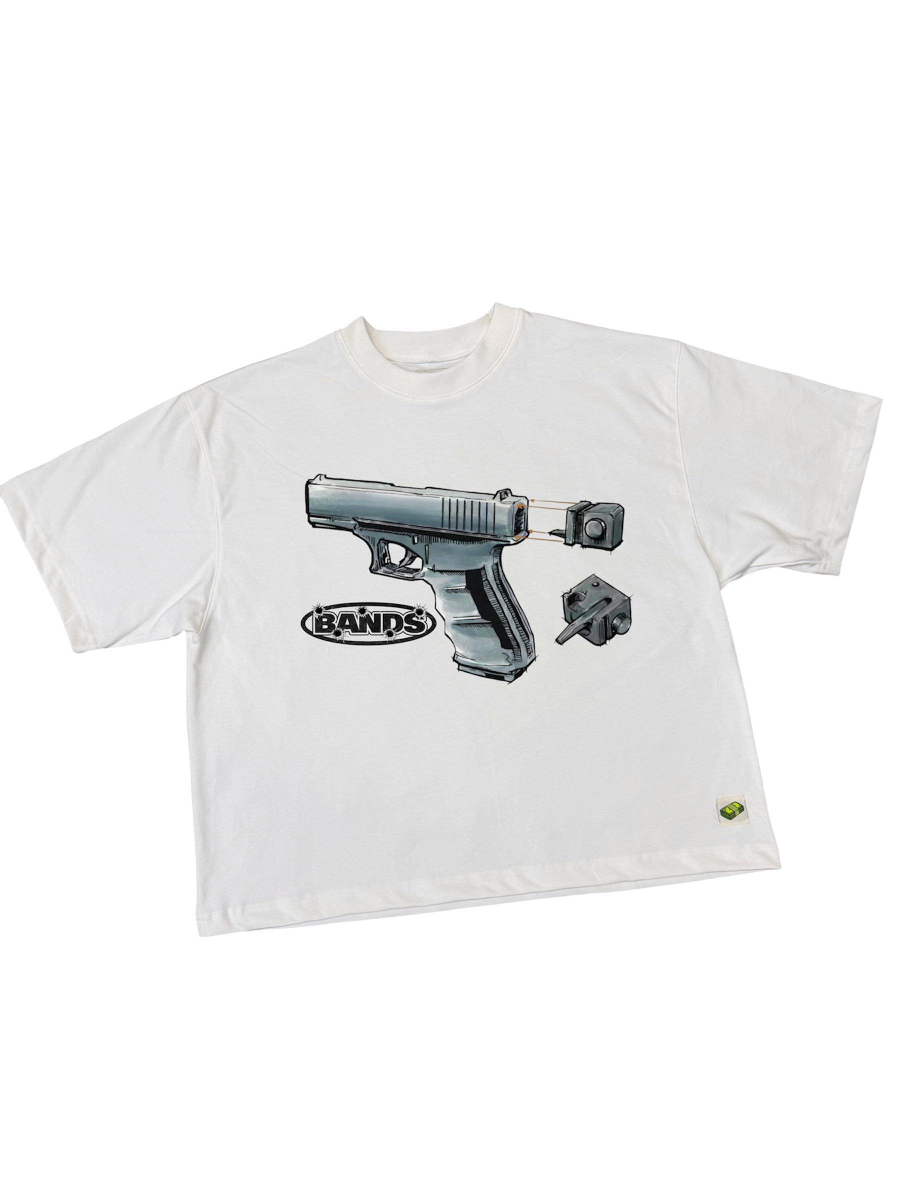 BANDS button T shirt