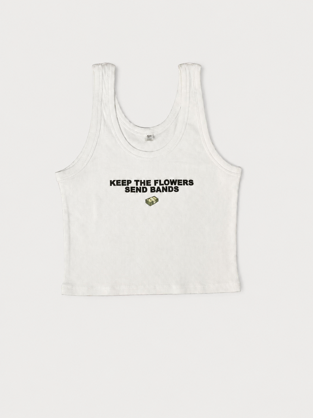 Keep the Flowers Crop Tank